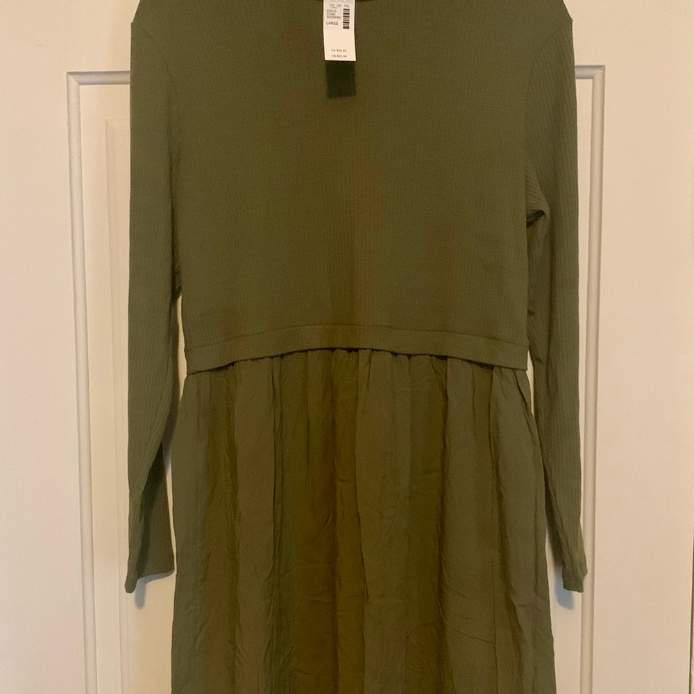 Maurices Olive Green Mini Dress